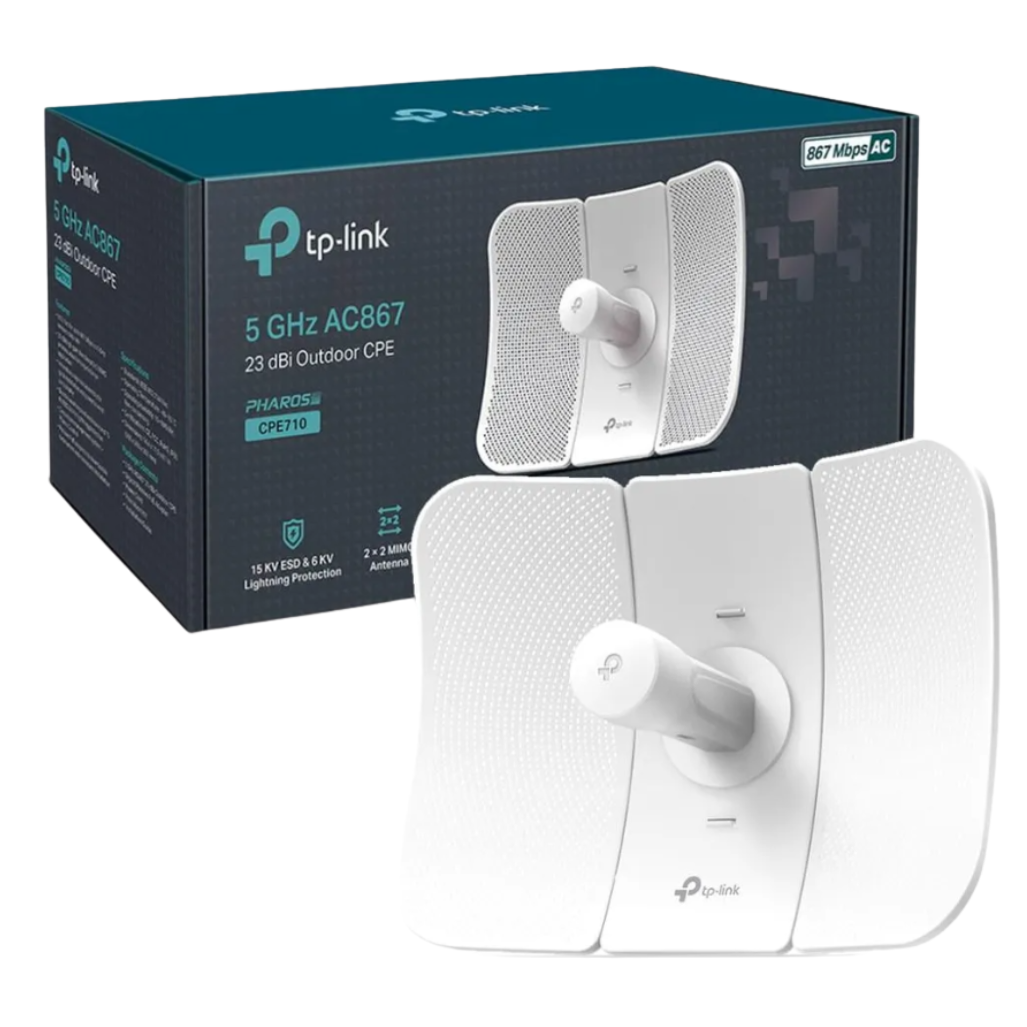 PUNTO DE ACCESO TP-LINK CPE710 (LD30 km+)