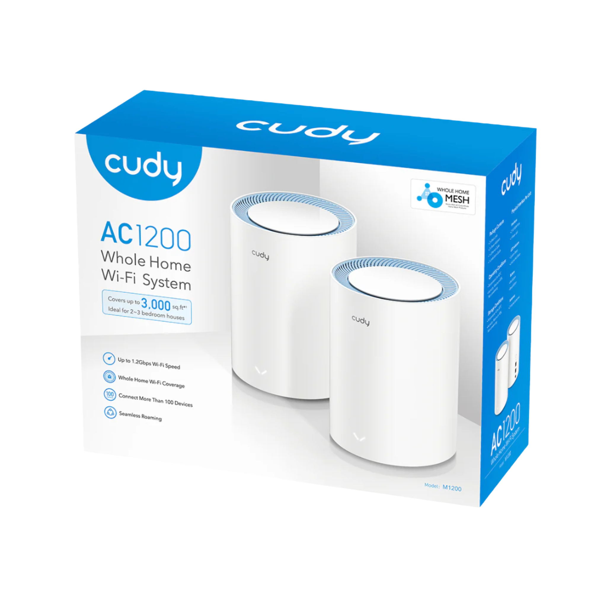 WIFI CUDY M1200(2-PACK) AC1200