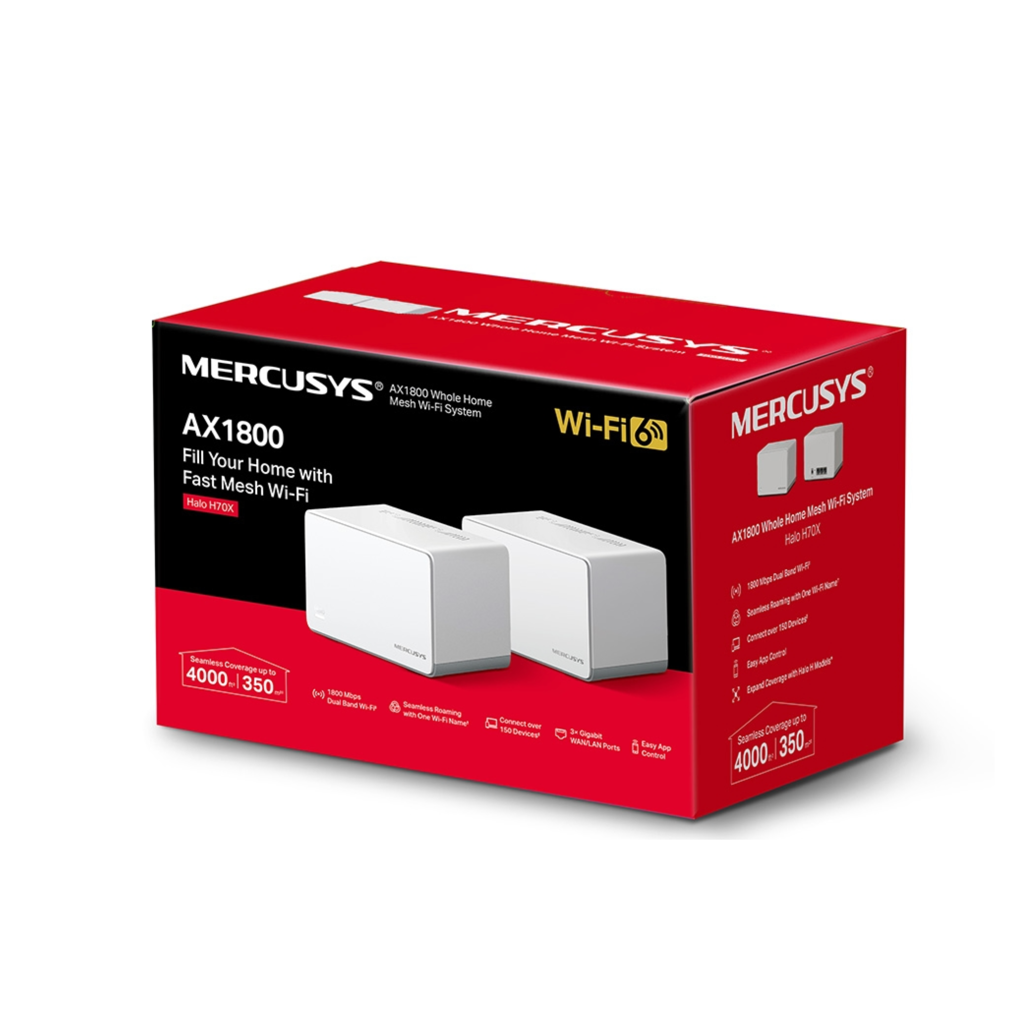 WIFI MERCUSYS HALO H70X(2-PACK)