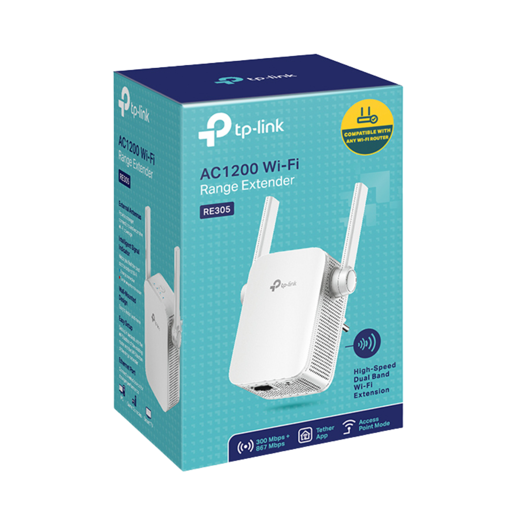 AMPLIFICADOR DE SEÑAL TP LINK TL-RE305 AC1200 WIFI