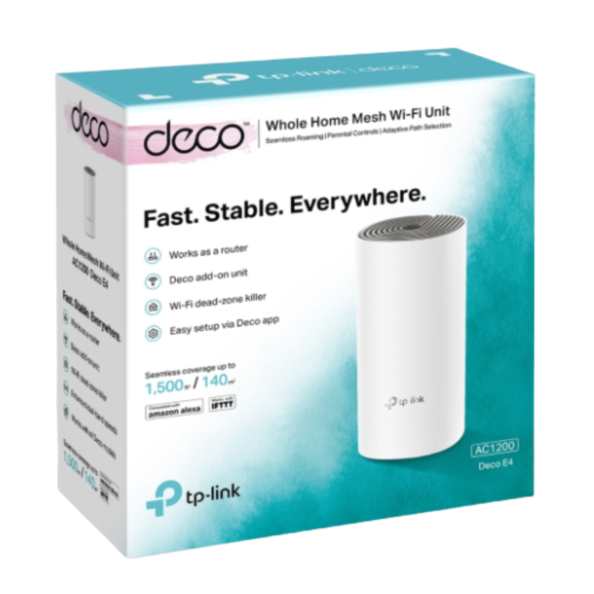 WIFI TP LINK AC1200 MESH DECO E4 (1-PACK)