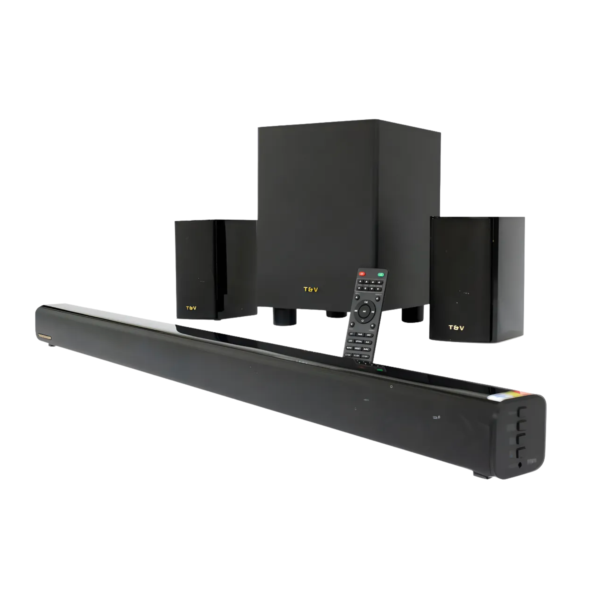 BARRA DE SONIDO THONET & VANDER REIN CON 2 PARLANTES Y SUBWOOFER HDMI