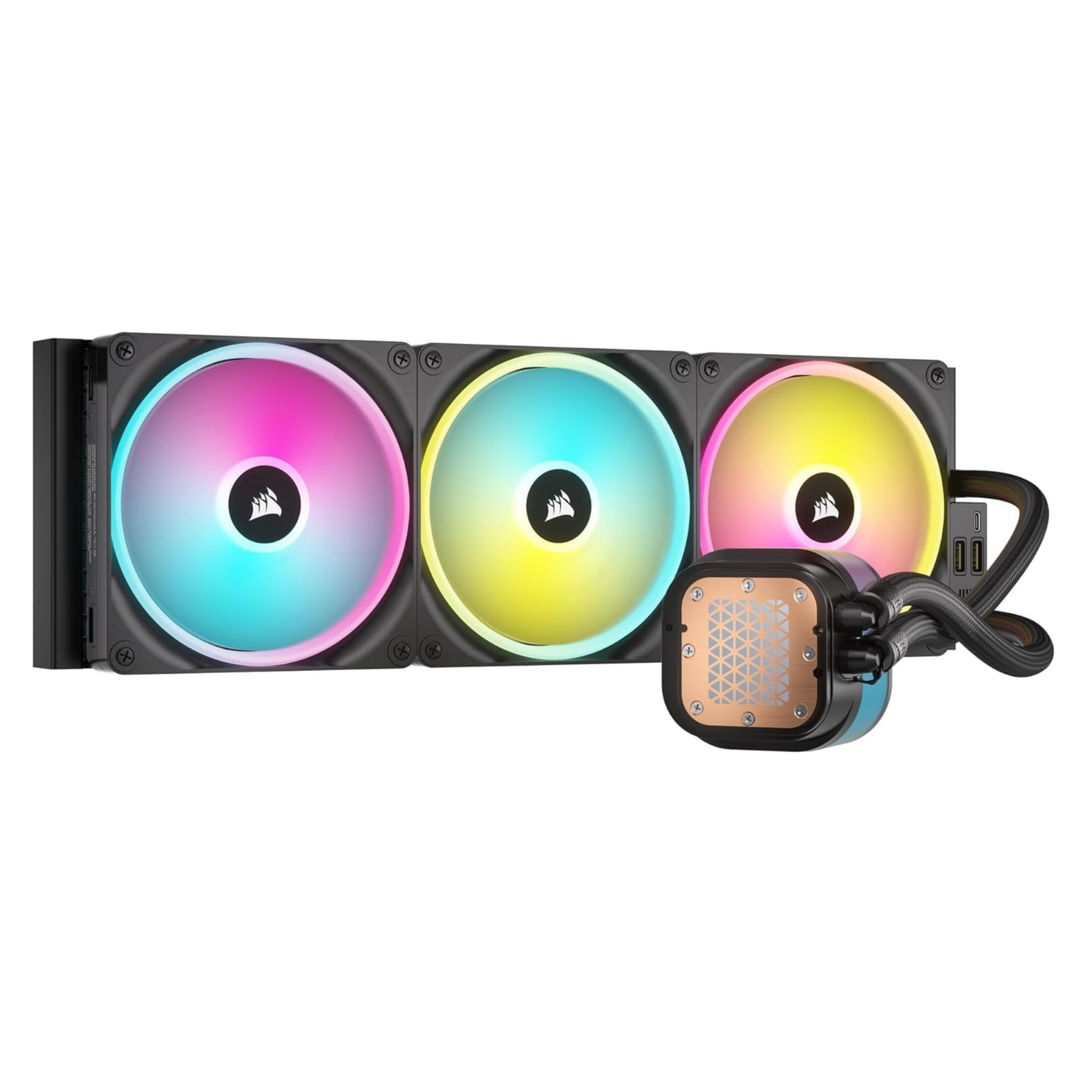 ENFRIAMIENTO LIQUIDO RGB CORSAIR ICUE H170I ELITE LCD AIO 420MM